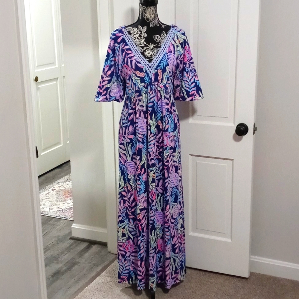 🐆HTF Lilly Pulitzer🐆 - Manuela Maxi Dress